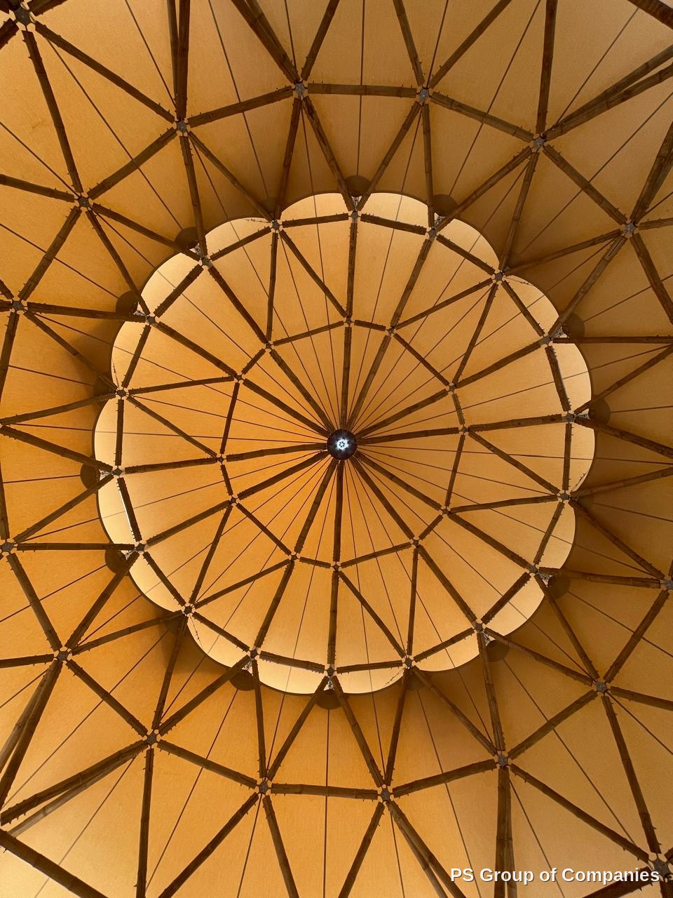 Banwag pavilion at golden hour